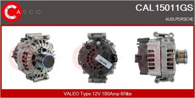GENERATOR / ALTERNATOR CASCO CAL15011GS