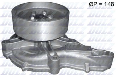 Vattenpump, motorkylning DOLZ R612 för VOLVO, RENAULT