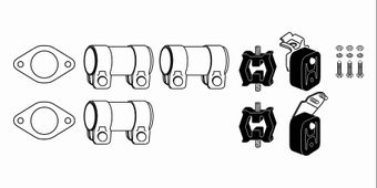 SET MONTARE SISTEM DE ESAPAMENT