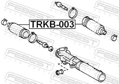 Bellow, steering TRKB-003