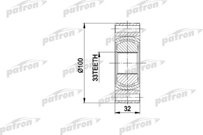 PATRON PCV3001 ШРУС 