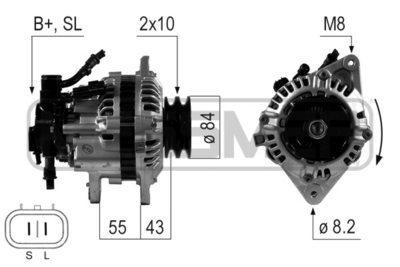Генератор WILMINK GROUP WG2012099 для MITSUBISHI L300