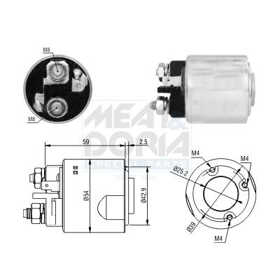 SOLENOID ELECTROMOTOR