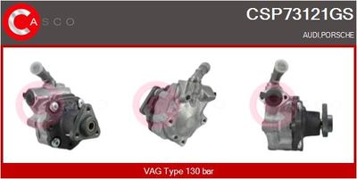 Hydraulické čerpadlo, řízení CASCO CSP73121GS