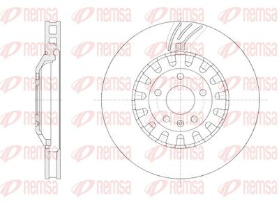 Тормозной диск REMSA 62562.10 для AUDI E-TRON