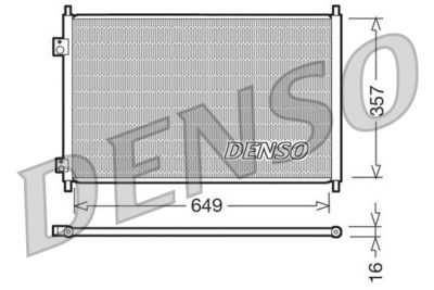 DENSO Condensor, airconditioning (DCN40008)