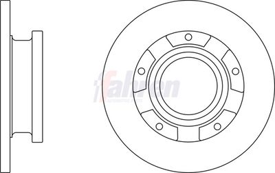 Fahren Brake Disc FBD6736