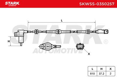 датчик, обороти на колелото STARK SKWSS-0350257