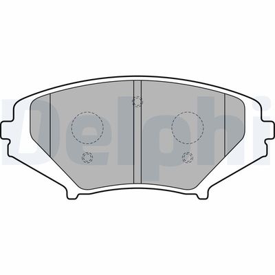 Brake Pad Set, disc brake LP1867