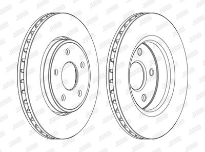 BREMSSCHEIBE JURID 562854JC1 1