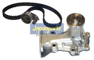 JAPANPARTS Vandens siurblio ir paskirstymo diržo komplektas