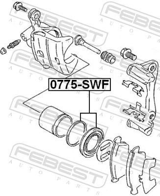 Repair Kit, brake caliper 0775-SWF