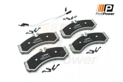 stabdžių trinkelių rinkinys, diskinis stabdys 1B1039 ProfiPower