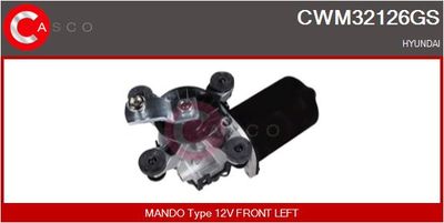Двигатель стеклоочистителя CASCO CWM32126GS для HYUNDAI GENESIS