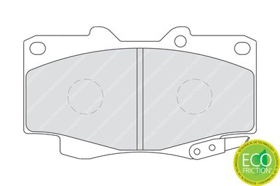 Brake Pad Set, disc brake FDB1852