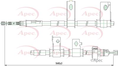 Cable Pull, parking brake APEC CAB1230