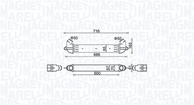 INTERCOOLER COMPRESOR MAGNETI MARELLI 351319204610