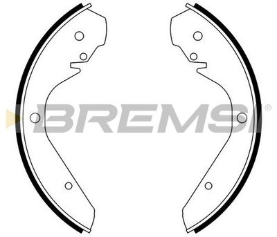 Комплект тормозных колодок BREMSI GF0538 для VW 412