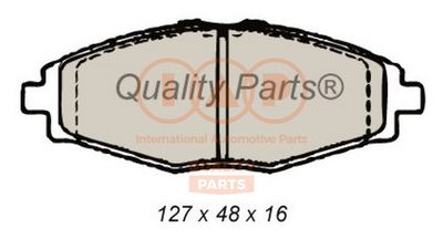 Комплект тормозных колодок, дисковый тормоз IAP QUALITY PARTS 704-20062G для DAEWOO MATIZ