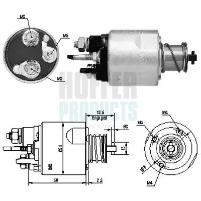 SOLENOID ELECTROMOTOR