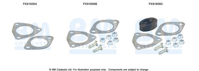 Монтажный комплект, катализатор BM CATALYSTS FK91606 для OPEL FRONTERA