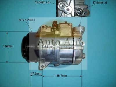 Compressor, air conditioning Auto Air Gloucester 14-9740