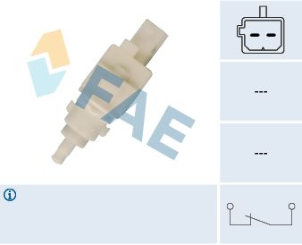 Выключатель фонаря сигнала торможения FAE 24411 для ALFA ROMEO GT