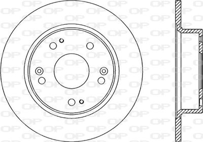 Тормозной диск OPEN PARTS BDR2185.10 для ACURA TSX
