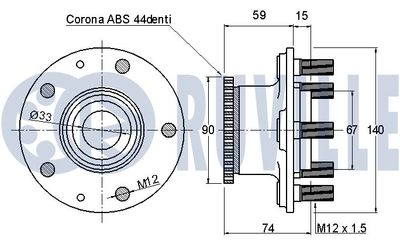 SET RULMENT ROATA RUVILLE 220763 1