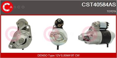Стартер CASCO CST40584AS для TOYOTA TERCEL