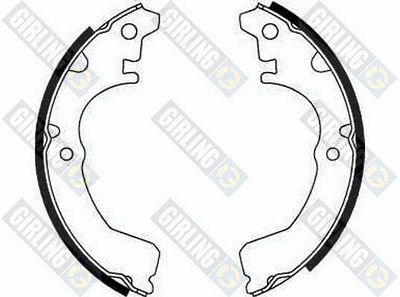 Комплект тормозных колодок GIRLING 5182209 для TOYOTA TERCEL