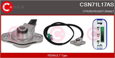 Olejový tlakový spínač CASCO CSN71L17AS