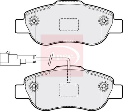 APEC Brake Pad Set, disc brake PAD2156