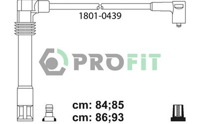 Комплект проводов зажигания PROFIT 1801-0439 для VW BORA