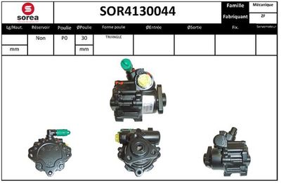 Hydraulické čerpadlo, řízení EAI SOR4130044