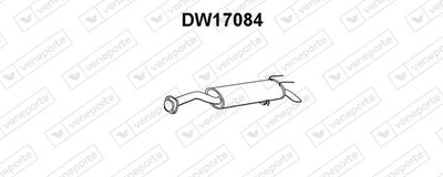 Глушитель выхлопных газов конечный VENEPORTE DW17084 для FSO POLONEZ