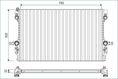 VALEO 701126 Крышка радиатора  для PORSCHE PANAMERA (Порш Панамера)