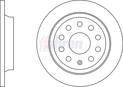Fahren Brake Disc FBD6780