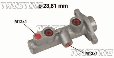 Главный тормозной цилиндр TRUSTING PF835 для NISSAN ALMERA