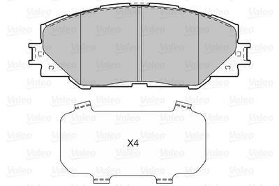 Brake Pad Set, disc brake 601037