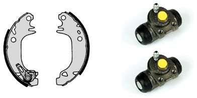 Комплект тормозных колодок BREMBO H 61 057 для CITROËN AX