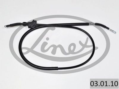 Тросик, cтояночный тормоз LINEX 03.01.10 для AUDI CABRIOLET