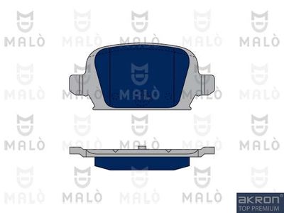 AKRON-MALÒ 1050134 Тормозные колодки и сигнализаторы для OPEL CORSA C (X01) 1.8 (F08, F68)