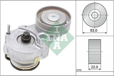 INA 534 0147 10 Натяжитель ремня генератора  для FIAT CROMA (Фиат Крома)