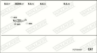 Изпускателна система WALKER FOT09469