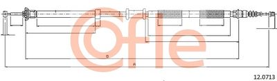 Тросик, cтояночный тормоз COFLE 12.0713 для FIAT PANDA