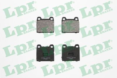 Комплект тормозных колодок, дисковый тормоз LPR 05P659 для AUDI 50