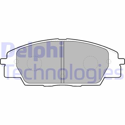 Комплект тормозных колодок, дисковый тормоз DELPHI LP1559 для HONDA S2000