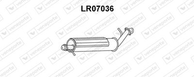 Предглушитель выхлопных газов VENEPORTE LR07036 для LAND ROVER RANGE ROVER
