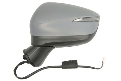 Zijspiegel Links (elektrisch, asferisch, under-coated, met indicator) past: MAZDA CX-3 05.15-12.21